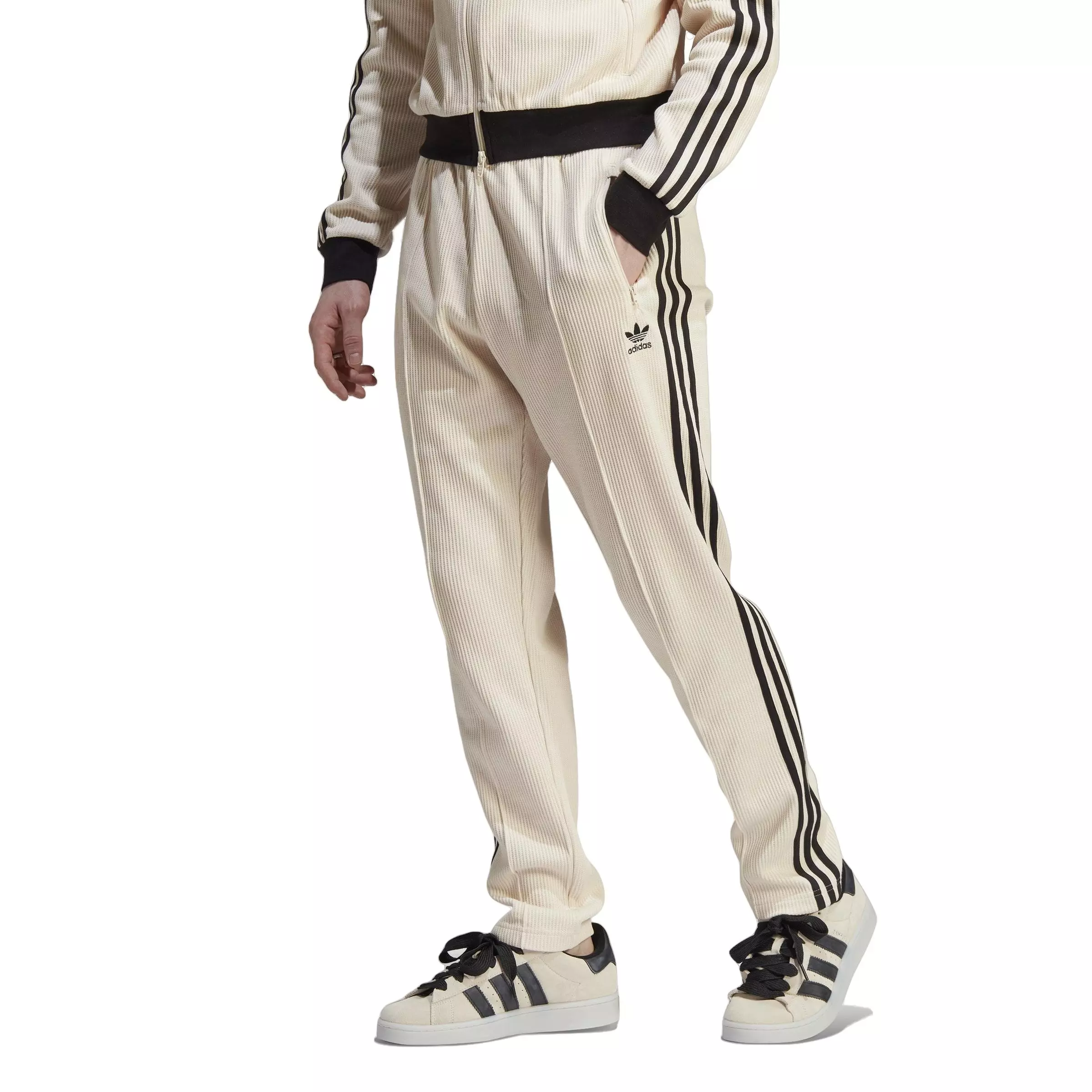 Adidas originals adicolor beckenbauer joggers in best sale skinny fit in black